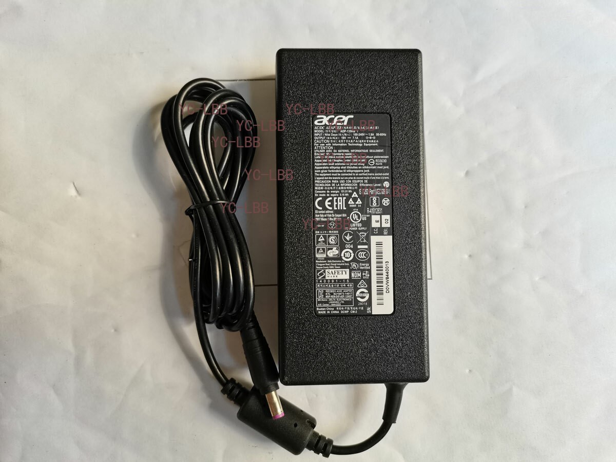 19V 7.1A ADP-135KB T For Acer Predator X34A LCD Monitor NEW Genuine 135W Charger