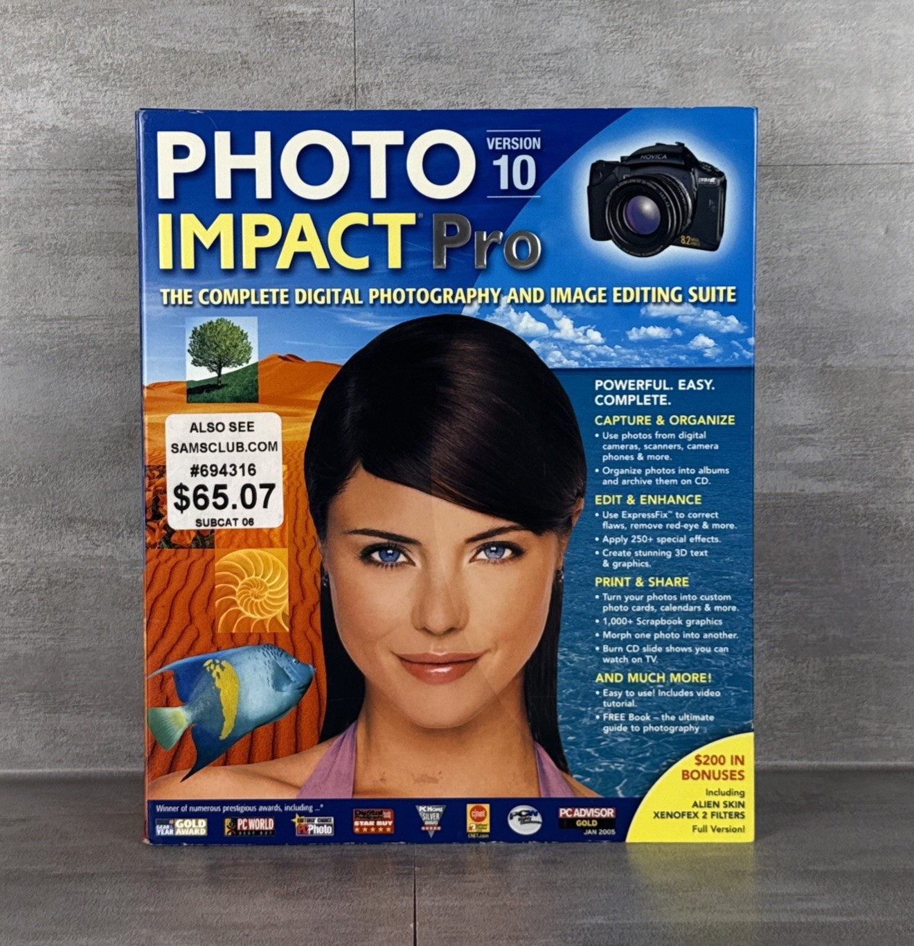 Nova Development Photo Impact Pro Version 10 PC Software CD-ROM New In Box