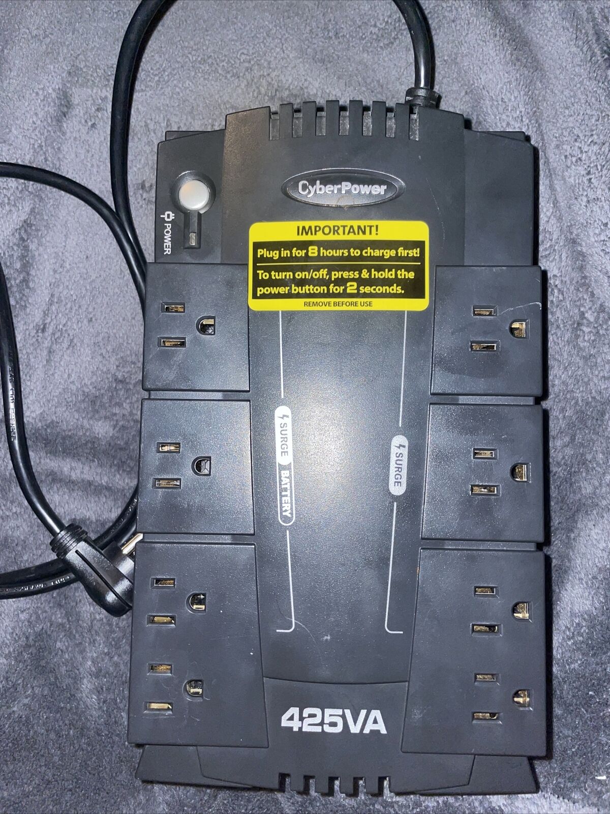 CyberPower CP425HGa 425VA Back UP UPS Battery Uninterruptible Power Supply