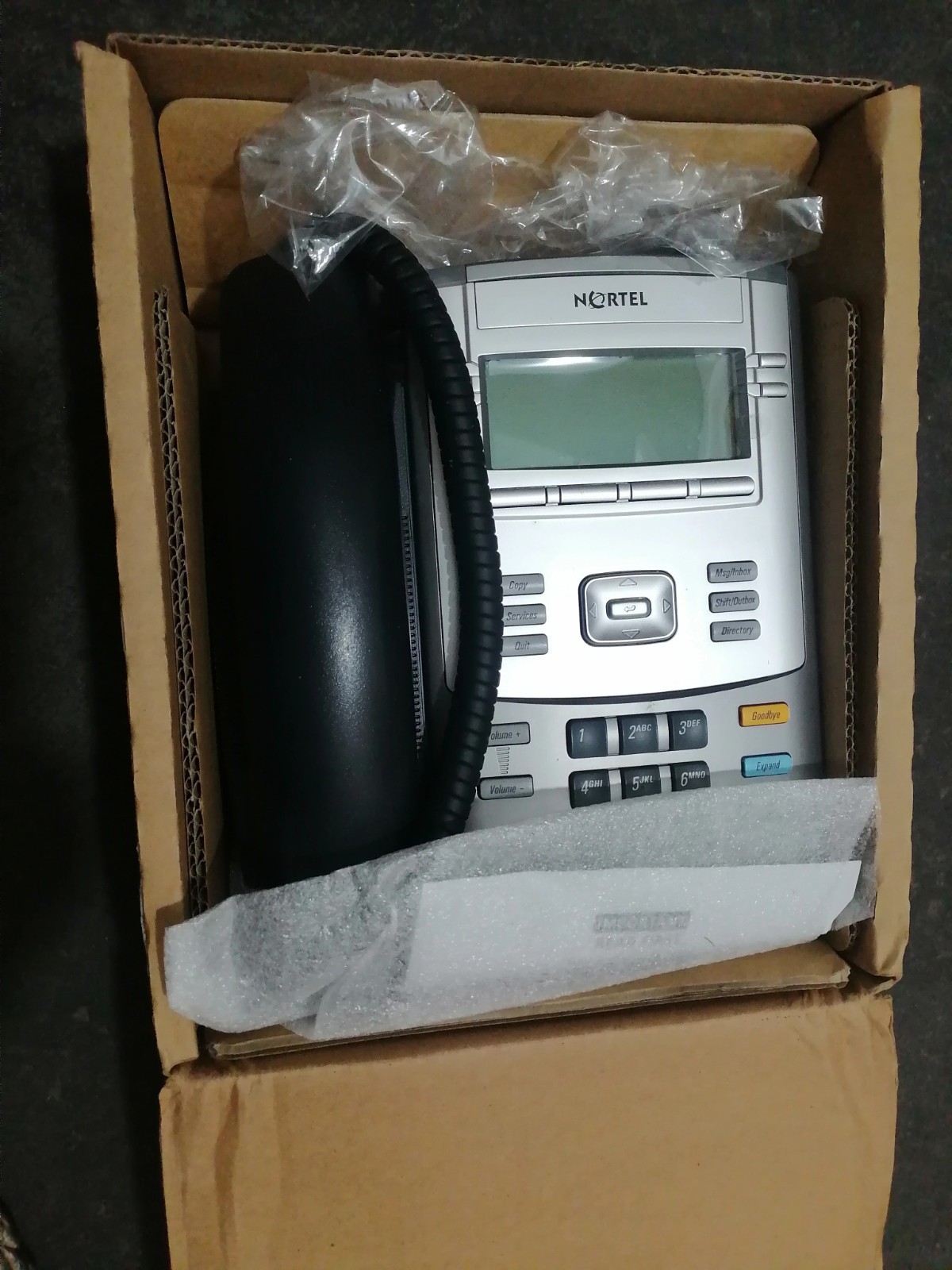 Nortel 1120E IP Phone NTYS03 Business VoIP Desk Phone Charcoal Brand New OpenBox