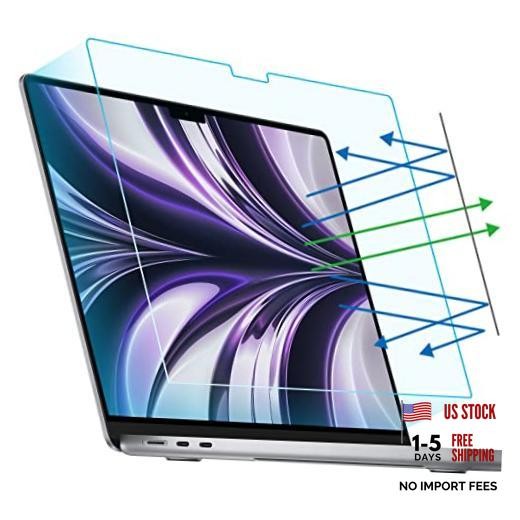 2-Pack Anti Blue Light Matte for MacBook Air 13.6 Inch (2022-2025,M4,M3,M2)