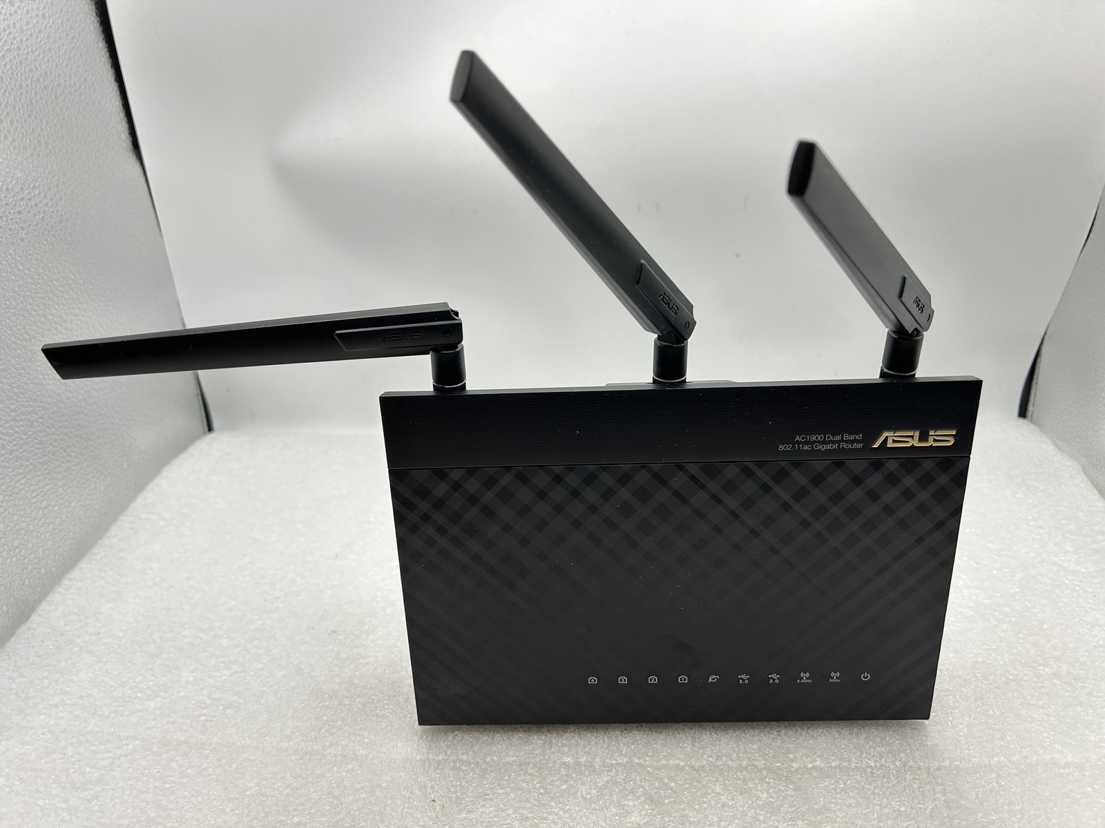 RESET ASUS RT-AC68U AC1900 1300 Mbps 4 Port Gigabit Wireless AC Router NO AC