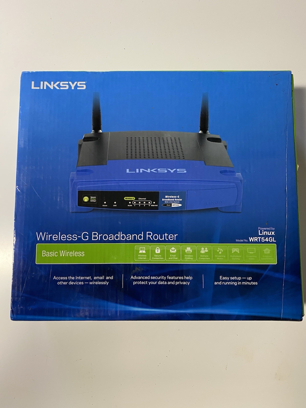 Linksys WRT54GL Wireless-G Broadband Router New