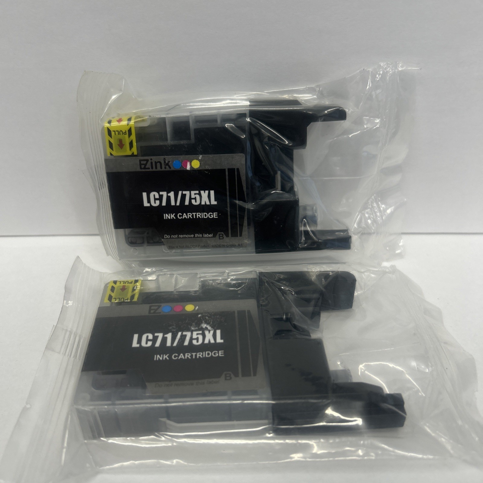 LC71/75XL ink Black, Yellow, Magenta, Cyan.  2 ink cartridges. 