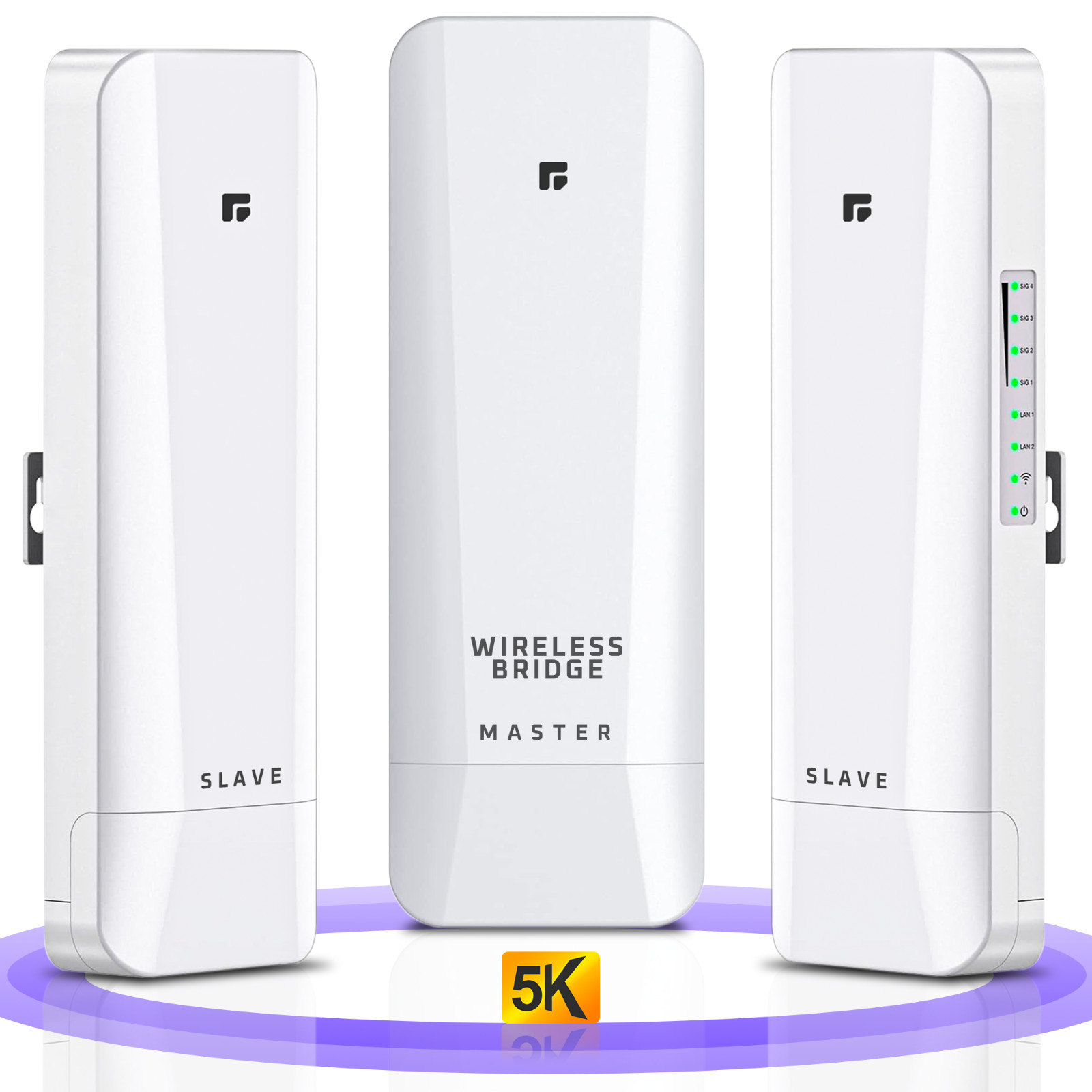 Wireless Bridge,  3 Pack Long Range WiFi Bridge for Point to Multipoint