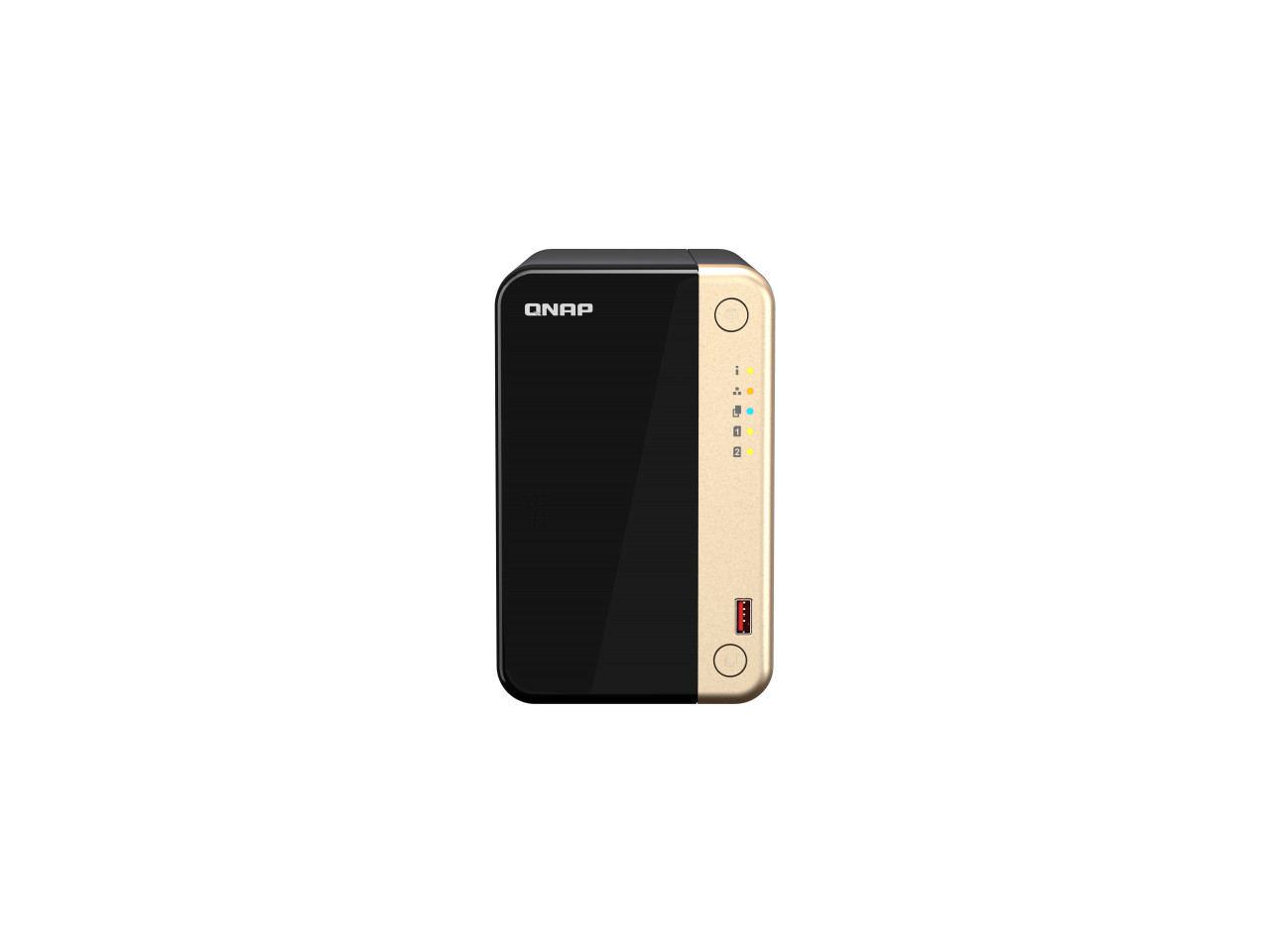 QNAP TS-264 2-Bay High-Performance Desktop NAS. Intel 4C/4T Processor, burst up