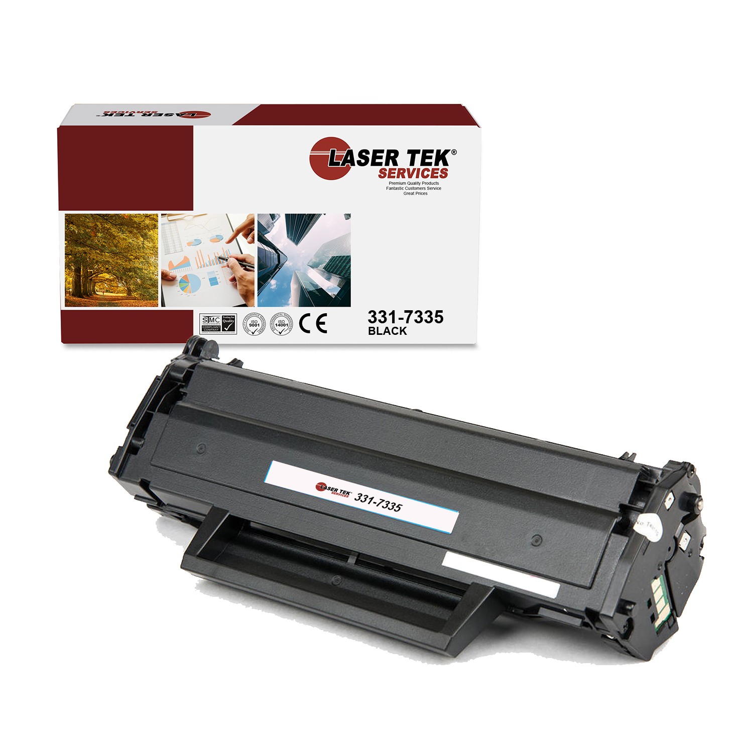 LTS B1160 331-7335 Black Compatible for Dell B1163w B1165nfw Toner Cartridge