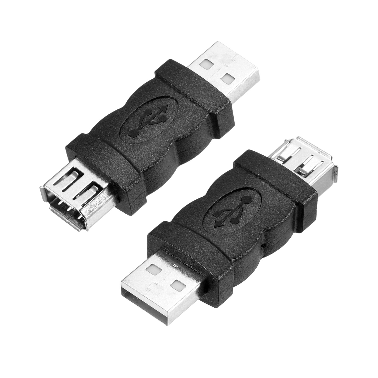 2PCS USB Male to IEEE 1394 6 Pin Female 800Mbps Adapter Cable