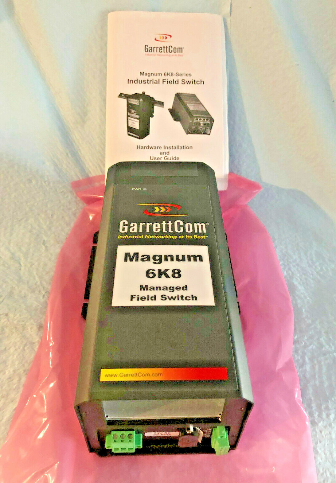 GarrettCom Magnum 6K8 - 24VDC  Managed Field Ethernet Switch  6K8-18699-2 Rev A