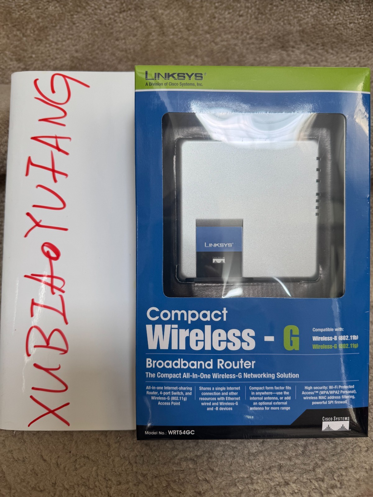 Linksys WRT54GC 54 Mbps 4-Port 10/100 Wireless G Router  NEW & SEALED