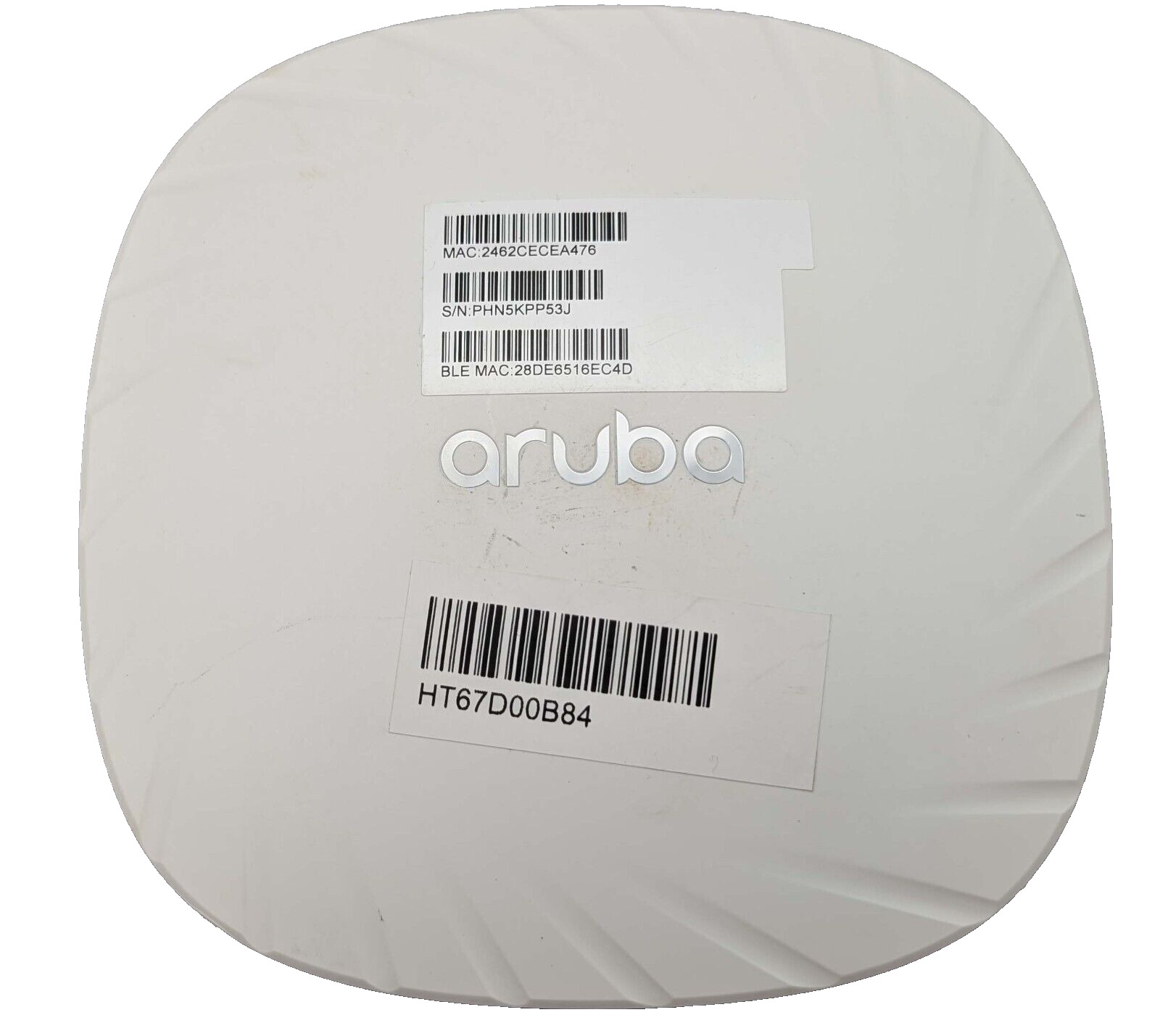 HPE Aruba AP-505 (US) - Campus Bluetooth Wi-Fi 6 - White (R2H29A)