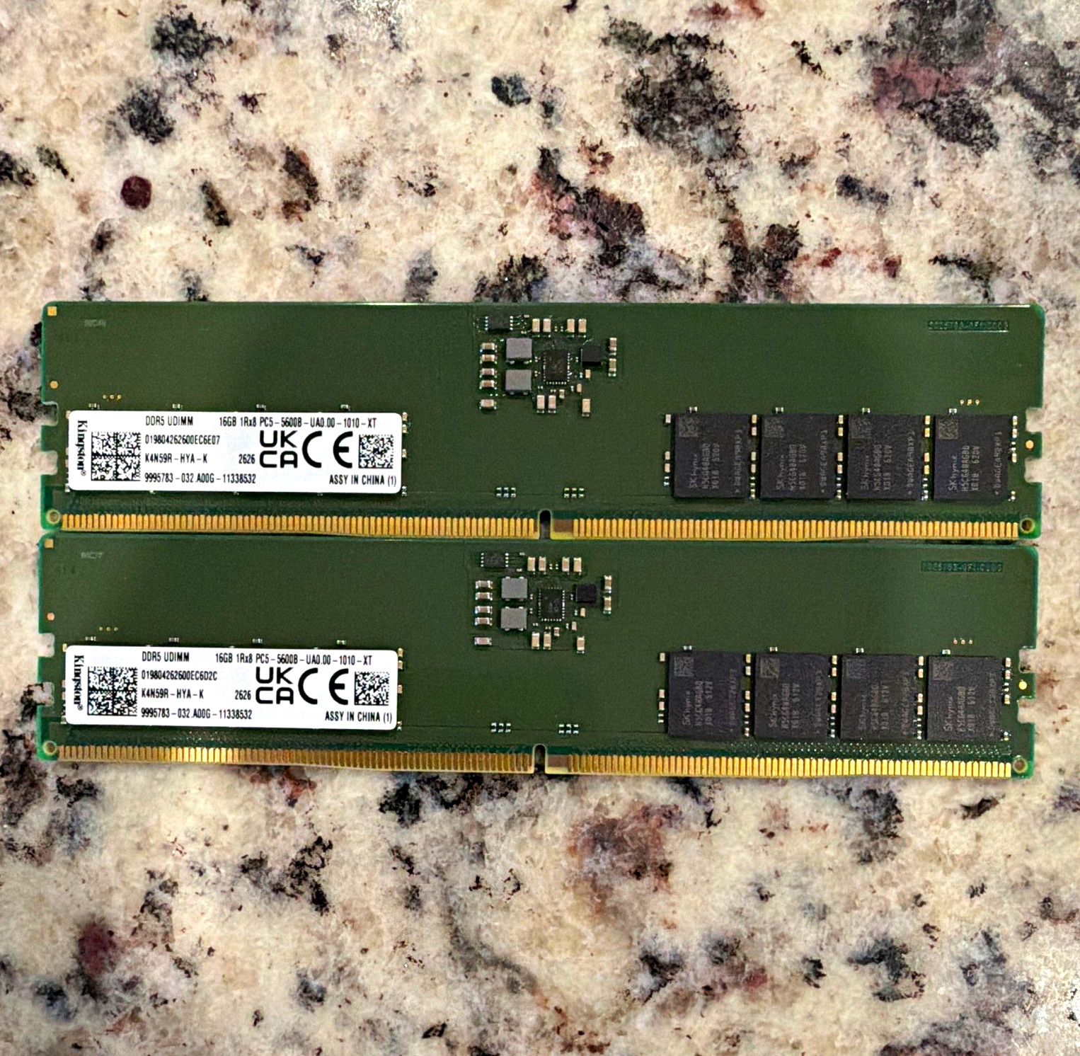 Kingston 32GB (2x16GB) DDR5 UDIMM Unbuffered PC5-5600B K4N59R-HYA-K