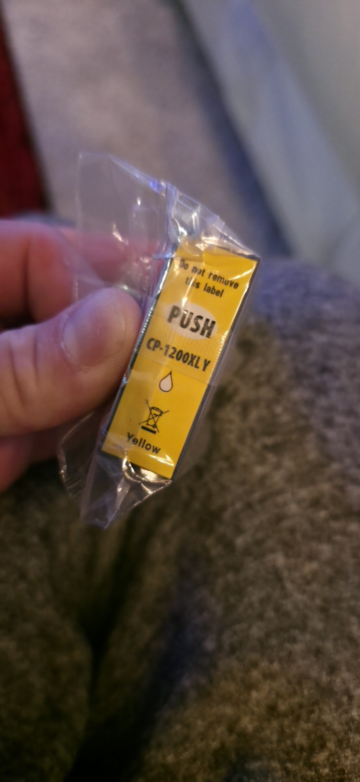 Two Canon PGI-1200Y Yellow Genuine Ink Cartridge for Inkjet Printers CP-1200XLY