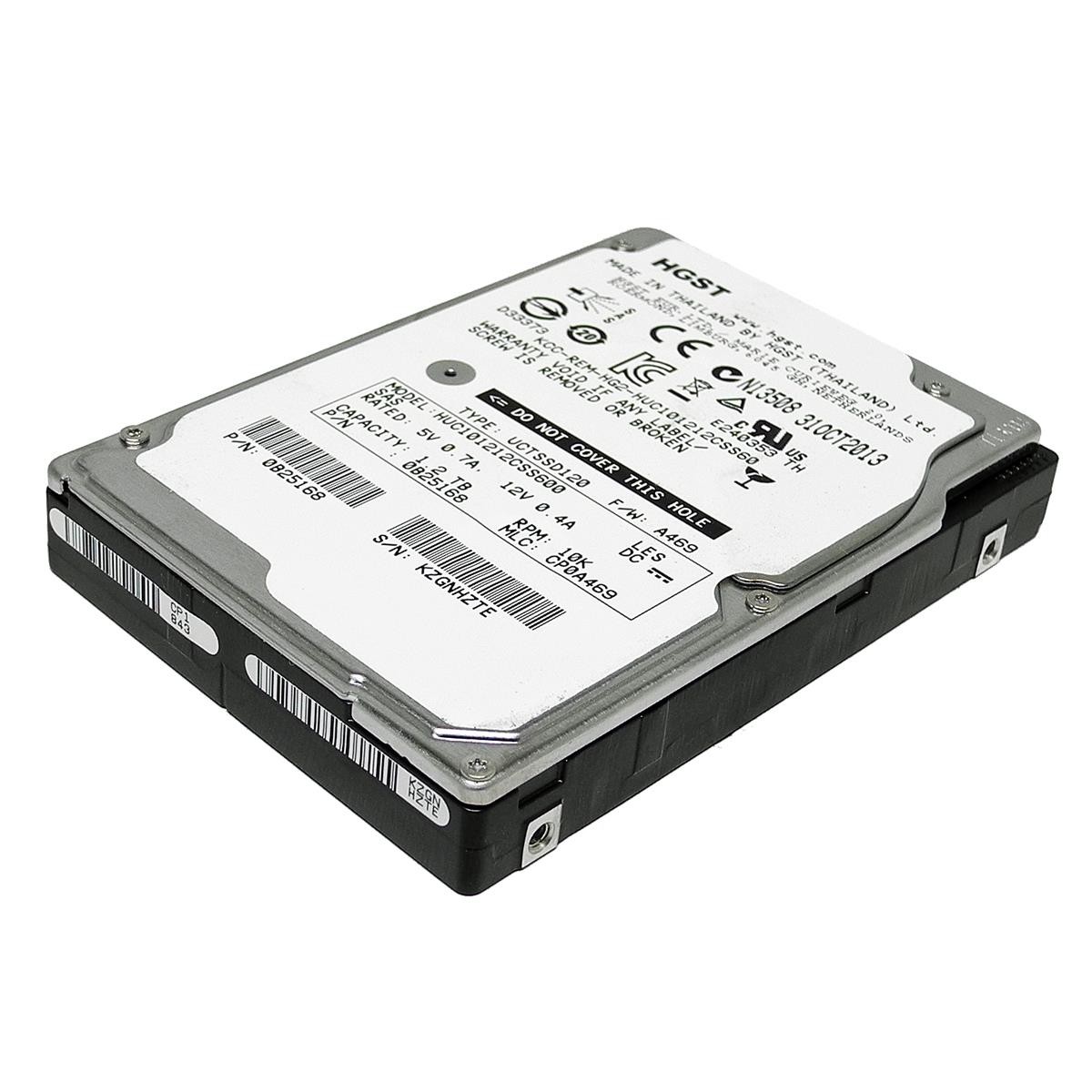 HGST 600GB 2.5" 15K 12G SAS HDD Hard Drive HUC156060CSS200 0B31568 EMC