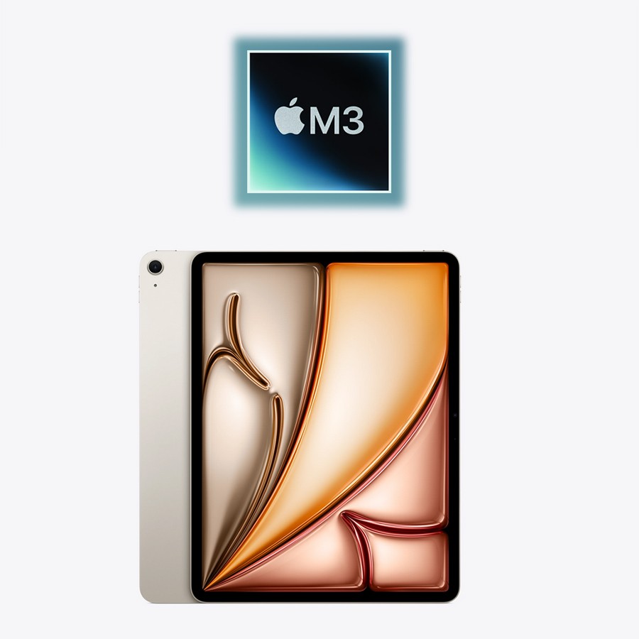 2025 Apple M3 iPad Air 7 90%+ 256GB WiFi Only 13" (Starlight) A3268 w/Warranty