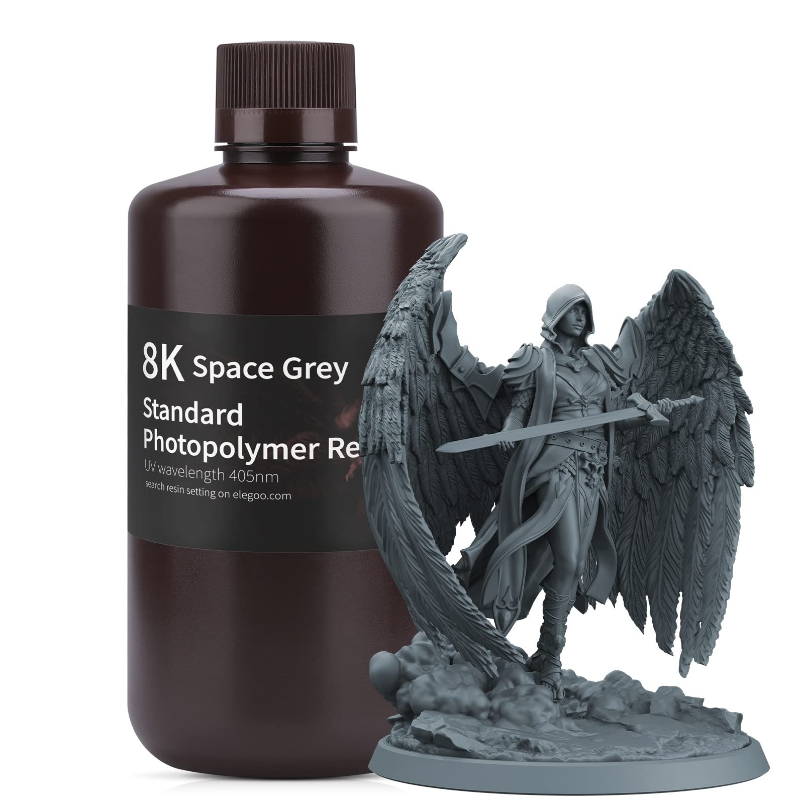 8K 3D Printer Resin, Standard Photopolymer Resin 405nm UV-Curing Resin, Best ...
