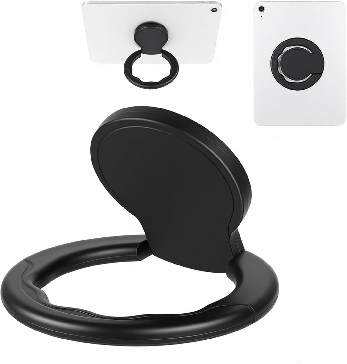 Tablet Stand Hand Strap 360° Rotating Grip Adjustable Holder 7-11 Inch