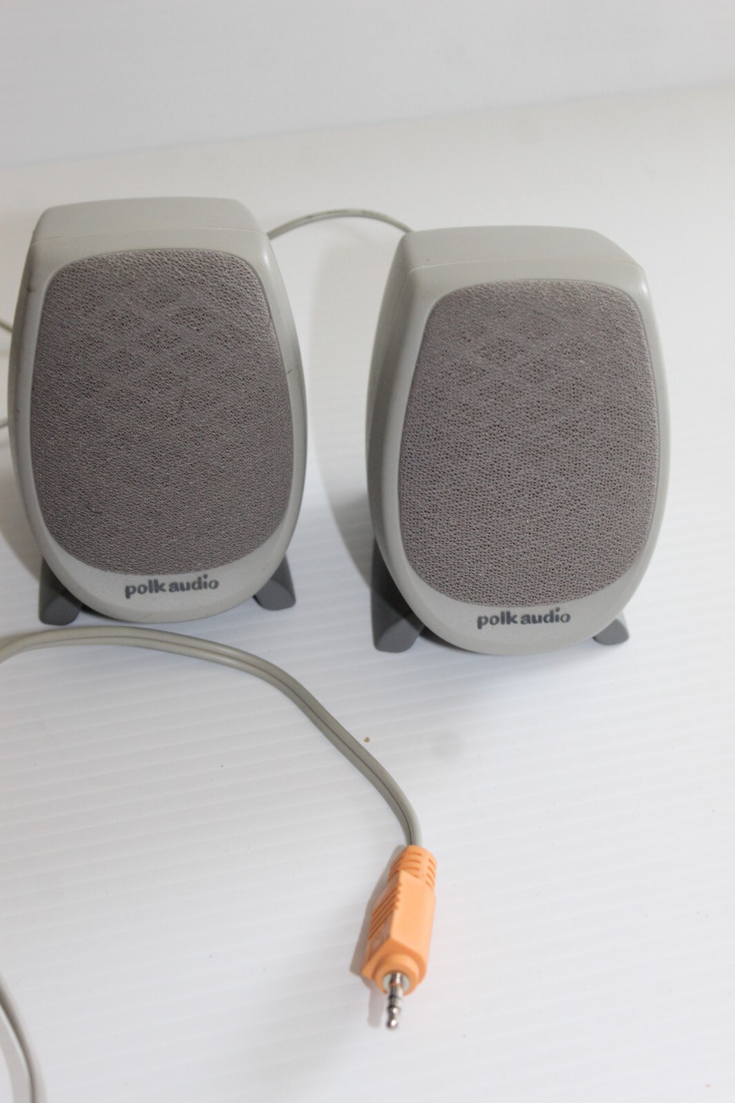Polk Audio Computer Speaker Pair 000M3A2-0 Tested Works