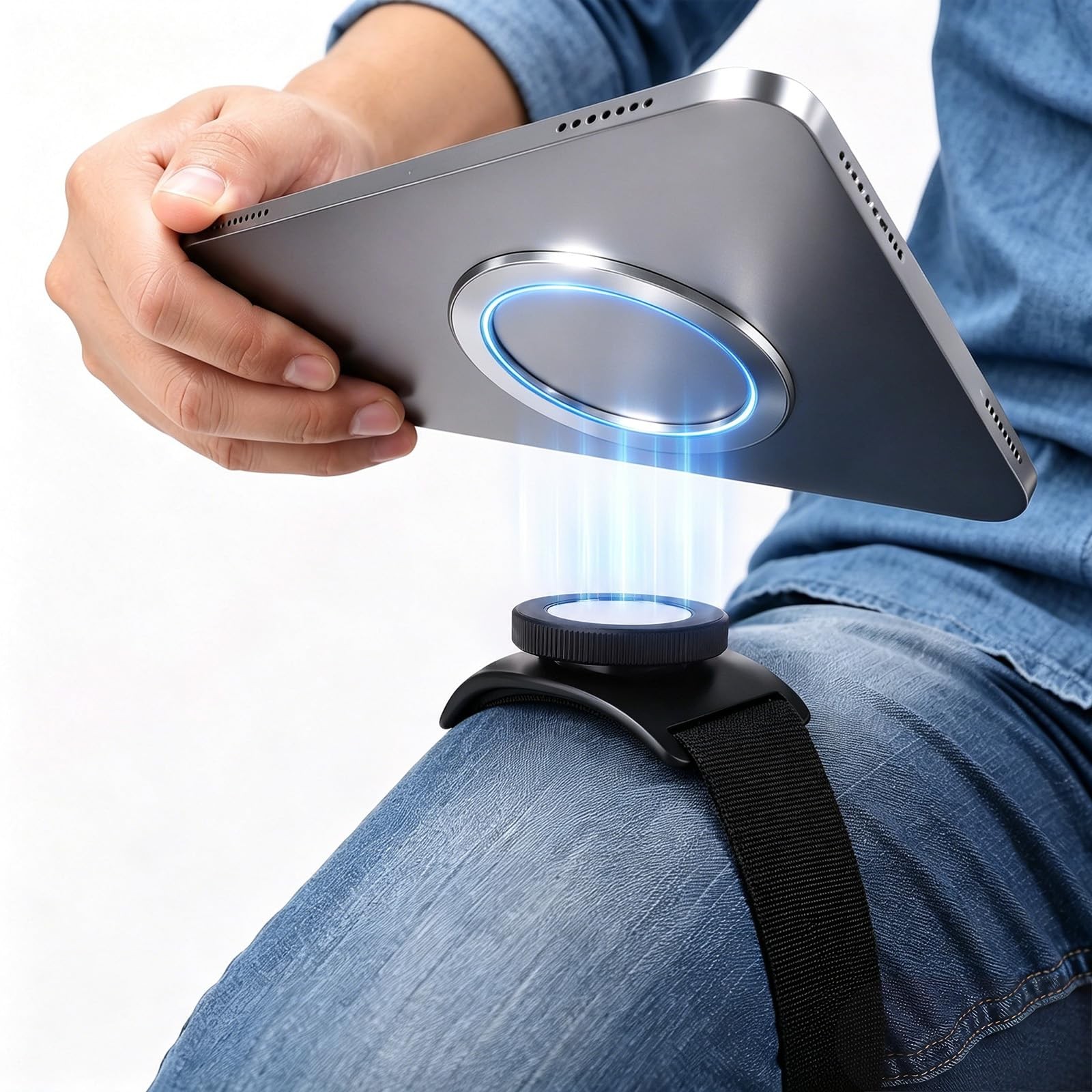 Magnetic Pilot Kneeboard for Tablets, Universal Magnetic Mount