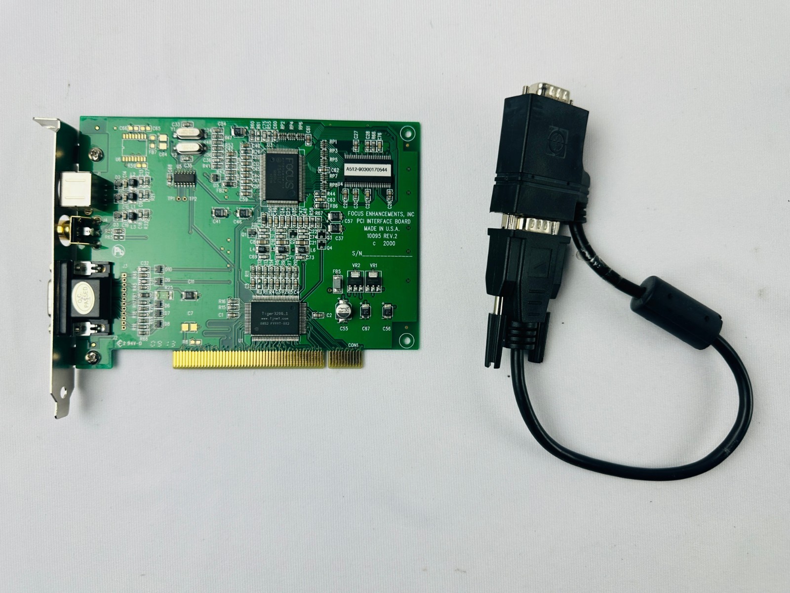 Focus Enhancement Inc 10095 Rev 2  5025473 PCI Interface Board
