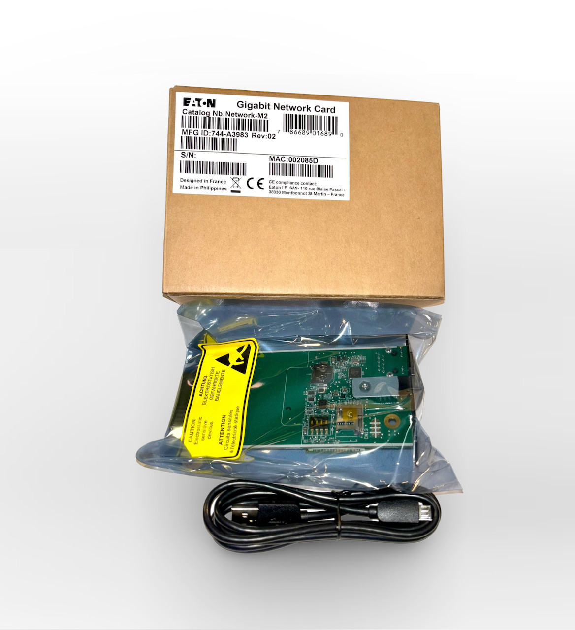 New Eaton Network-M2 Gigabit Ethernet Remote Management Adapter Card for UPS/PDU