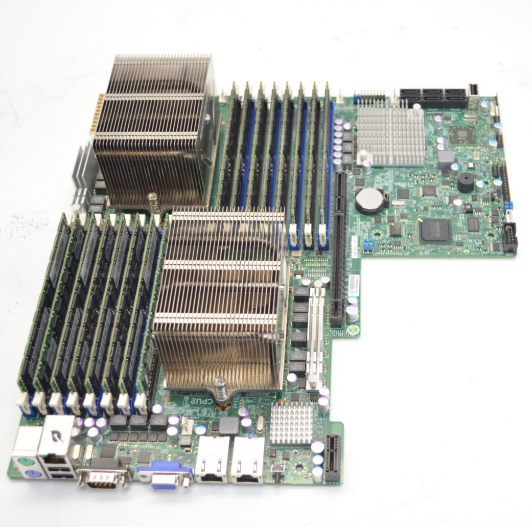 Supermicro H8DGU-F Server Motherboard with 2x AMD Opteron 6128 64GB DDR3