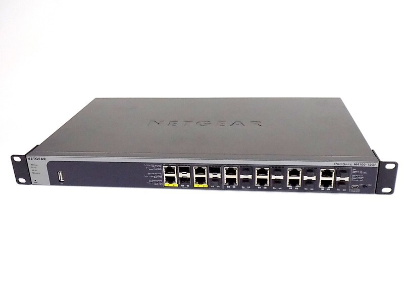 Netgear M4100-12GF (GSM7212F) 12-Port ProSAFE L2+ Managed Gigabit Switch, B-STOCK