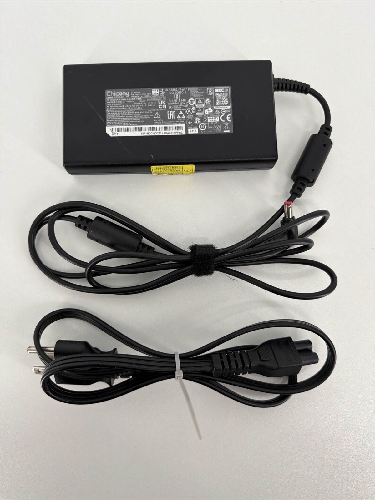 Chicony 135W OEM Laptop AC Power Adapter – Genuine & Tested