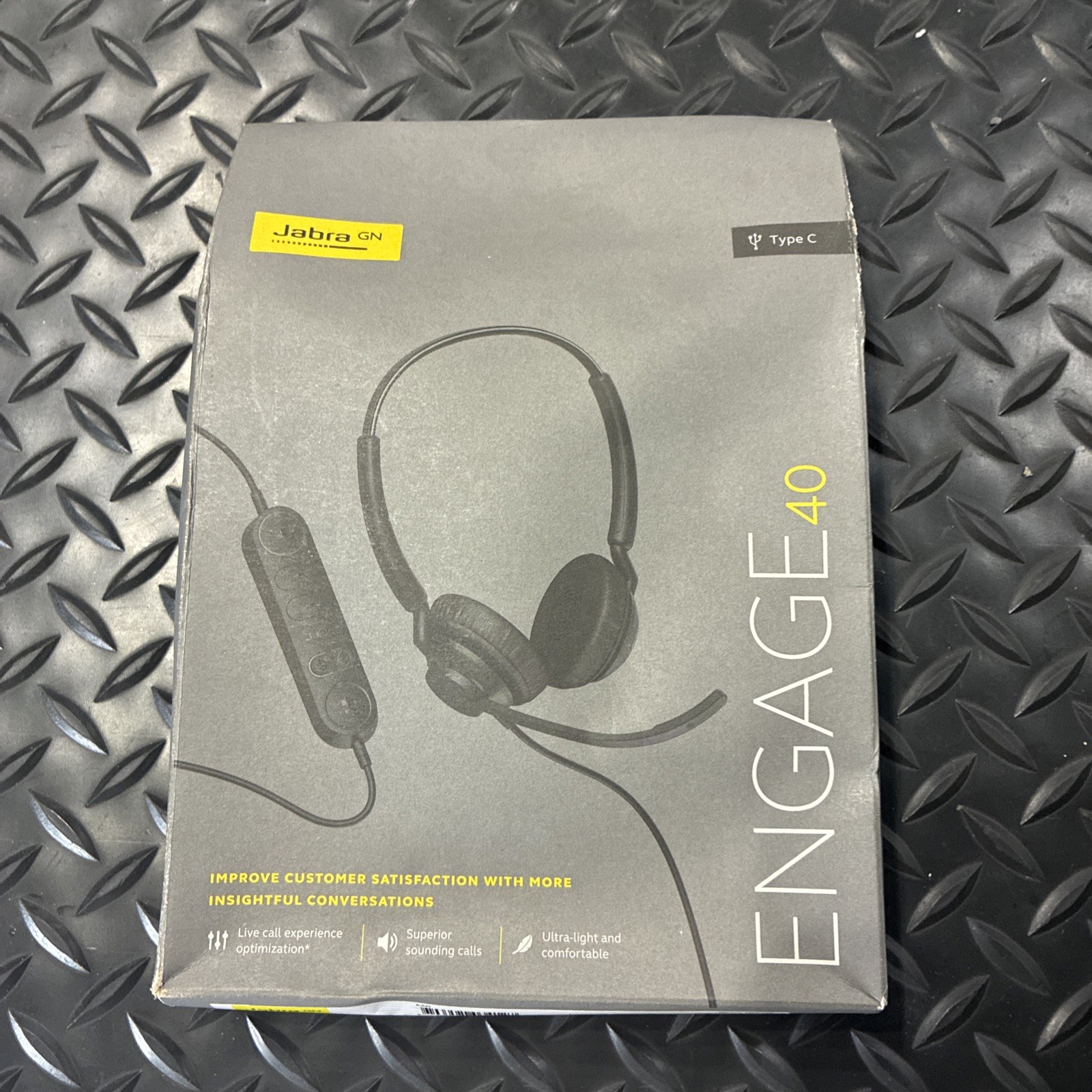 Jabra Engage 40 Type C 4099-413-269 Inline Link Stereo USB Headset