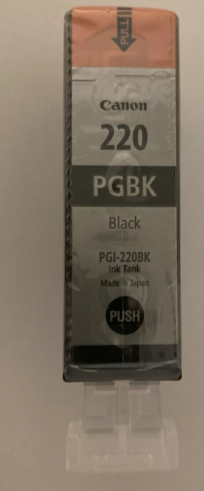 Canon PGBK 220 Black Ink  -  New Sealed Genuine Original OEM -