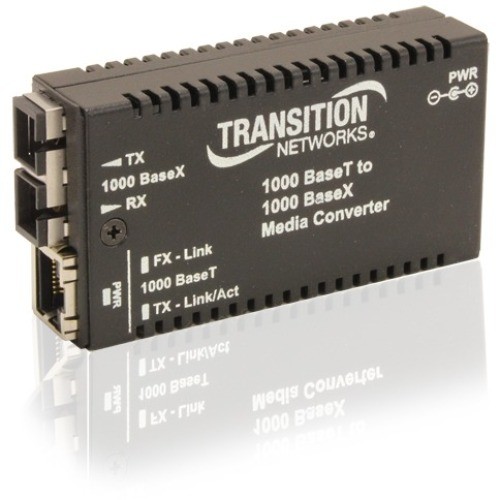 Transition Networks Mini Gigabit Ethernet Media Converter (m-ge-t-sfp-01-na)