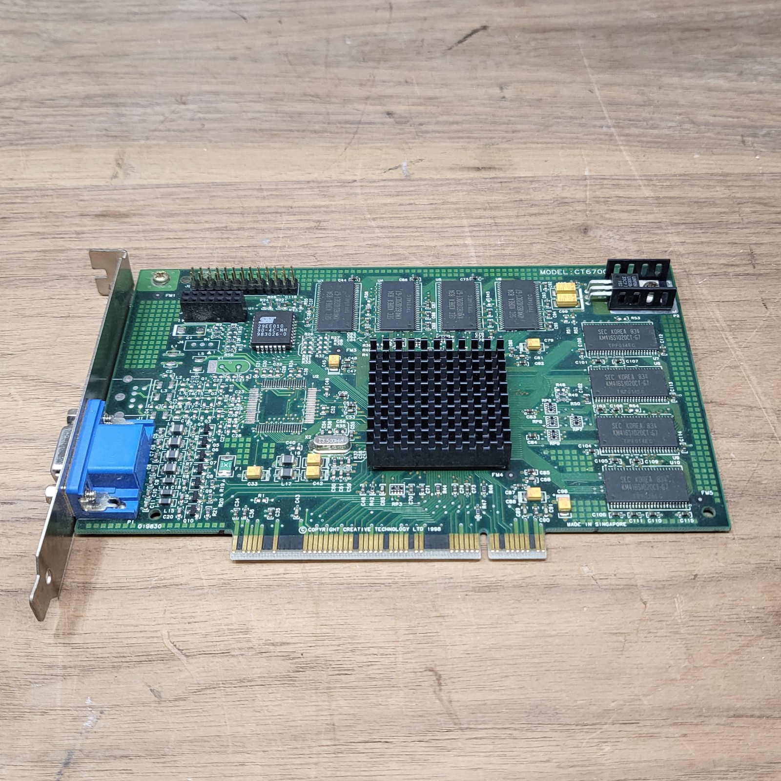 Creative Labs CT6700 Graphics Blaster RIVA TNT 16MB PCI VGA Video Card Vintage