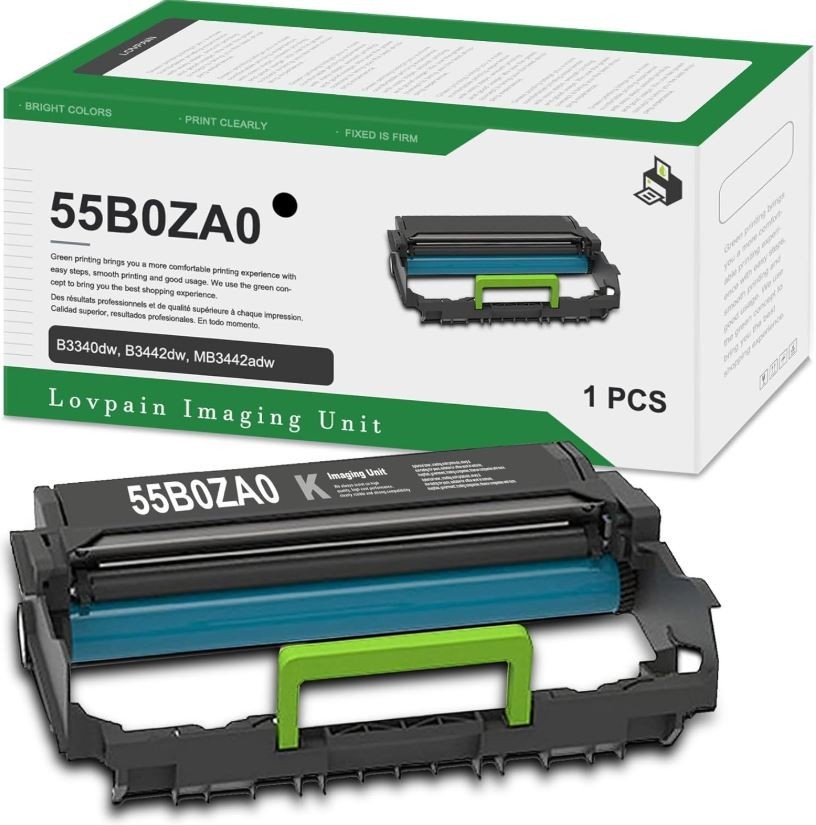 55B0ZA0 Black Imaging Unit Replacement for Lexmark MS331 MS431 MX331 MX431 B3340