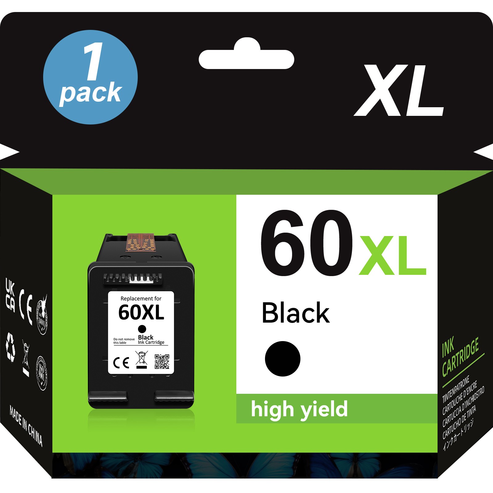 60XL Ink Cartridges for HP 60XL Photosmart C4680 D110a C4795 DeskJet D2680 F4280