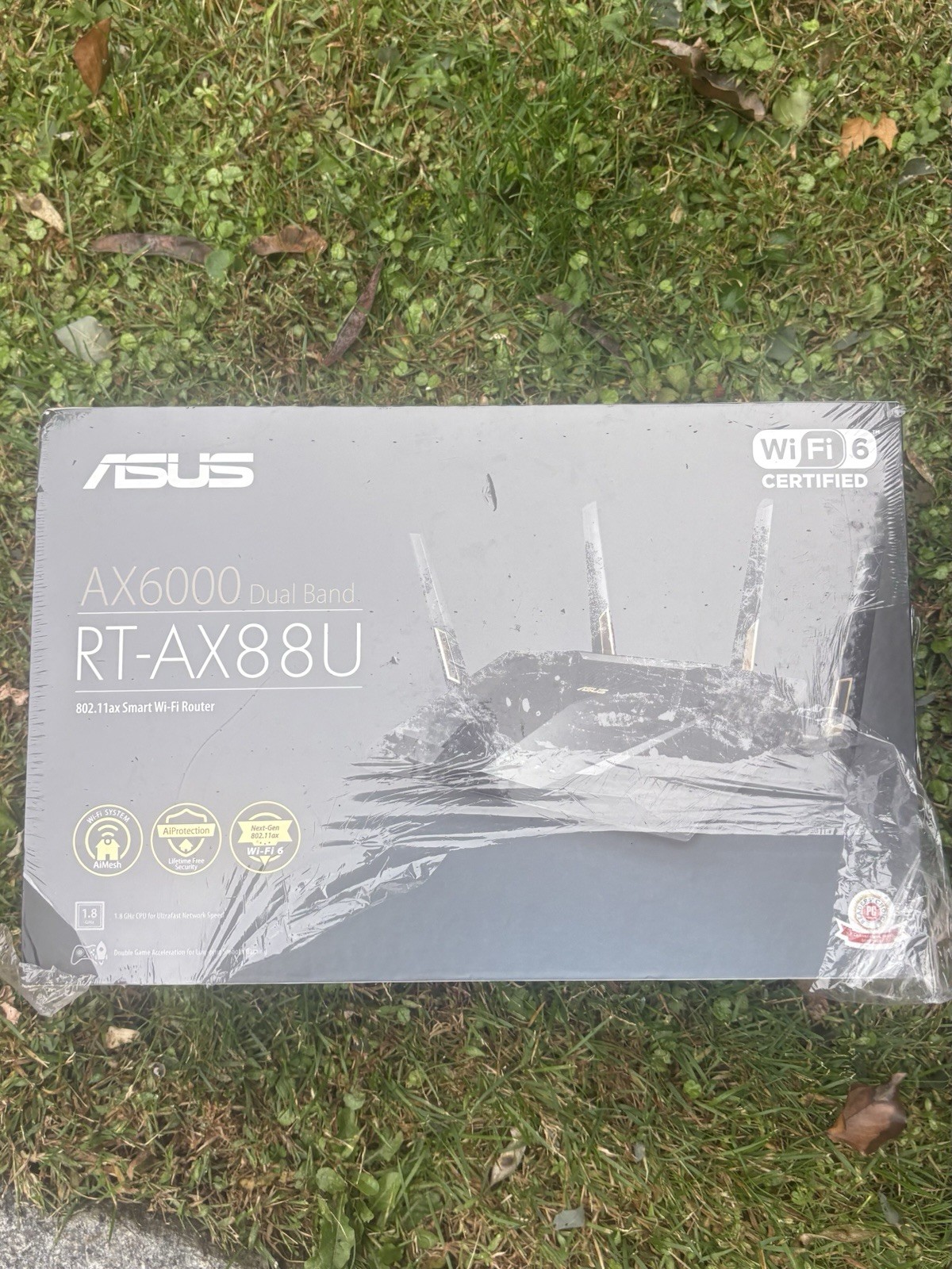 Black ASUS RT-AX88U AX6000 High Speed Wifi Router Brand New
