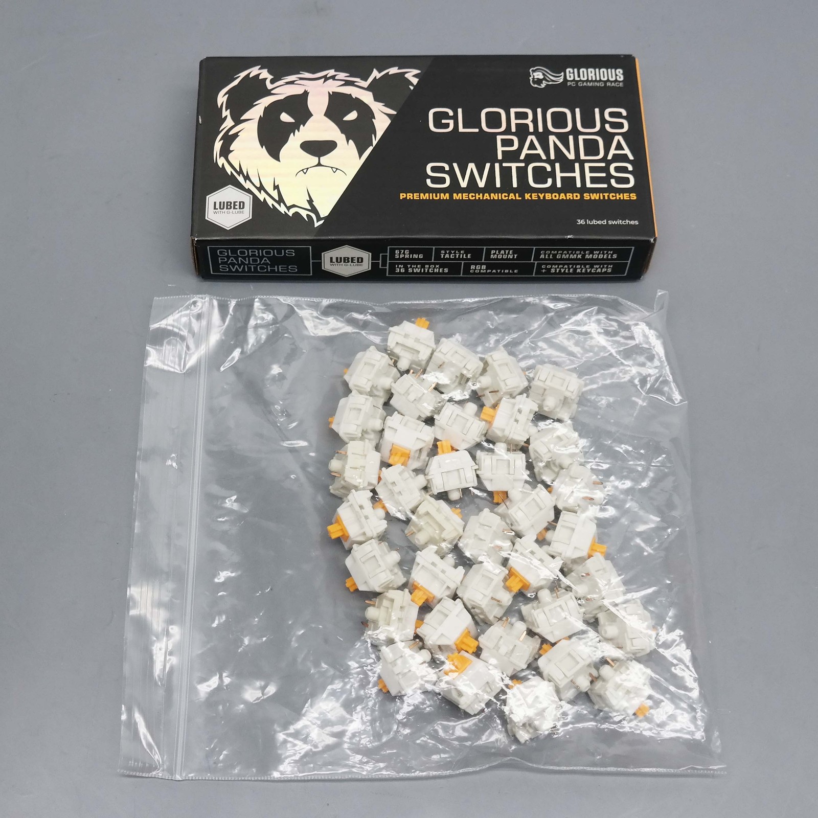 Glorious Panda Mechanical Keyboard Switches (36 Pack)