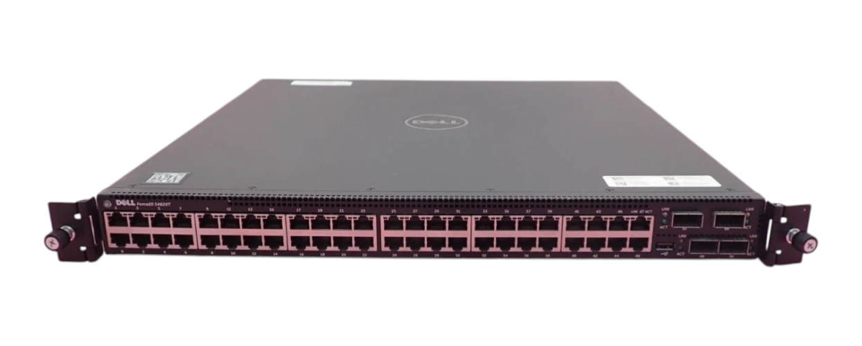 Dell Force10 S4820T 48x 1/10GE RJ45 +4x 40G QSFP+ Port Switch S4820T-01-64F OS9