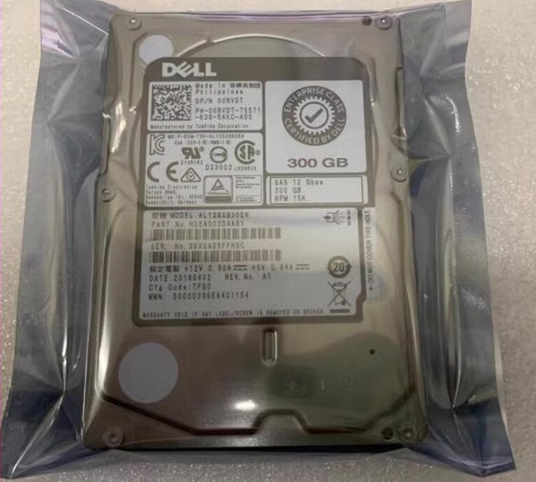 FOR Dell 0RVDT 300GB 15K 2.5" SAS 12G Hard Drive AL13SXB30EN HD HDD HDEAG02DAA51