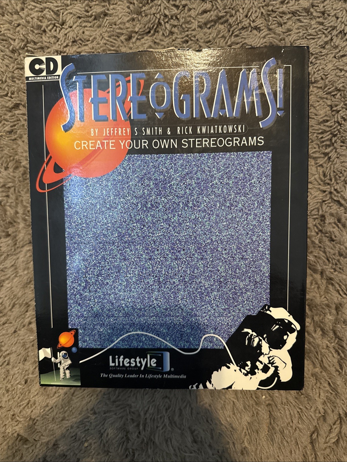 Vintage STEREOGRAMS PC Software Windows 3.1 1990s LSG Big Box
