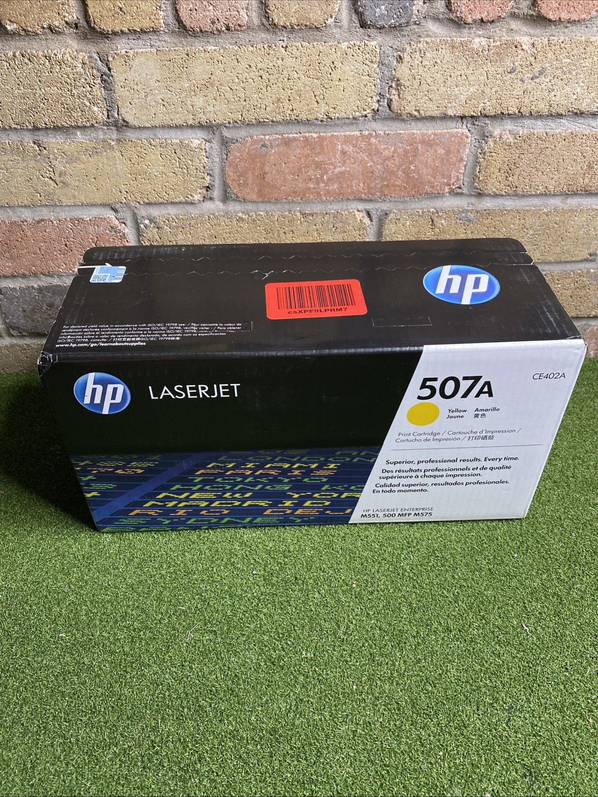 NEW HP 507A Yellow Toner Cartridge CE402A LaserJet OEM Genuine Sealed