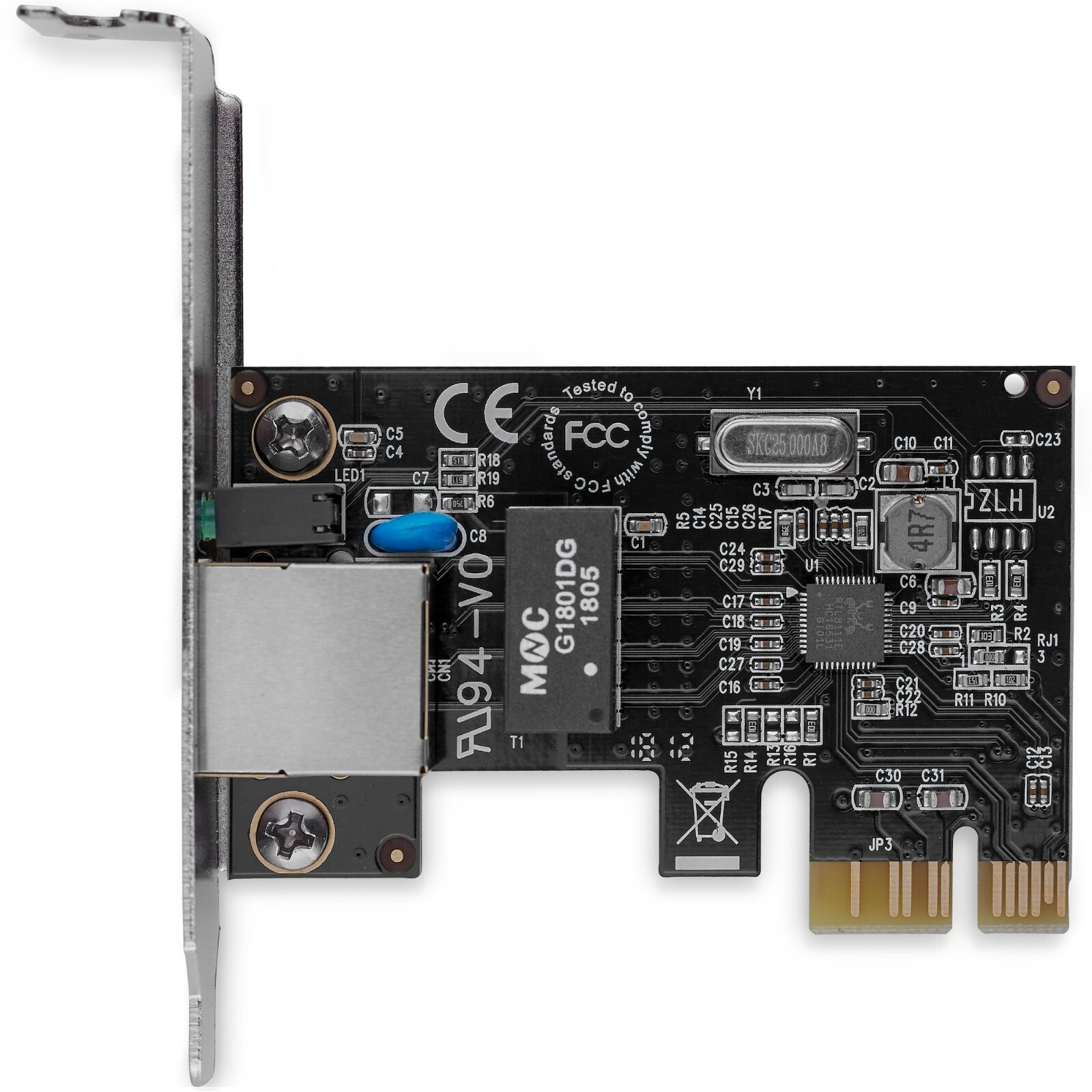 1 Port PCI Express PCIe Gigabit NIC Server Adapter Network Card - Low Profile