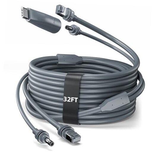 for Starlink Mini Ethernet Cable with Power Cord, 3 in 1 - RJ45 to 10.0 Meters