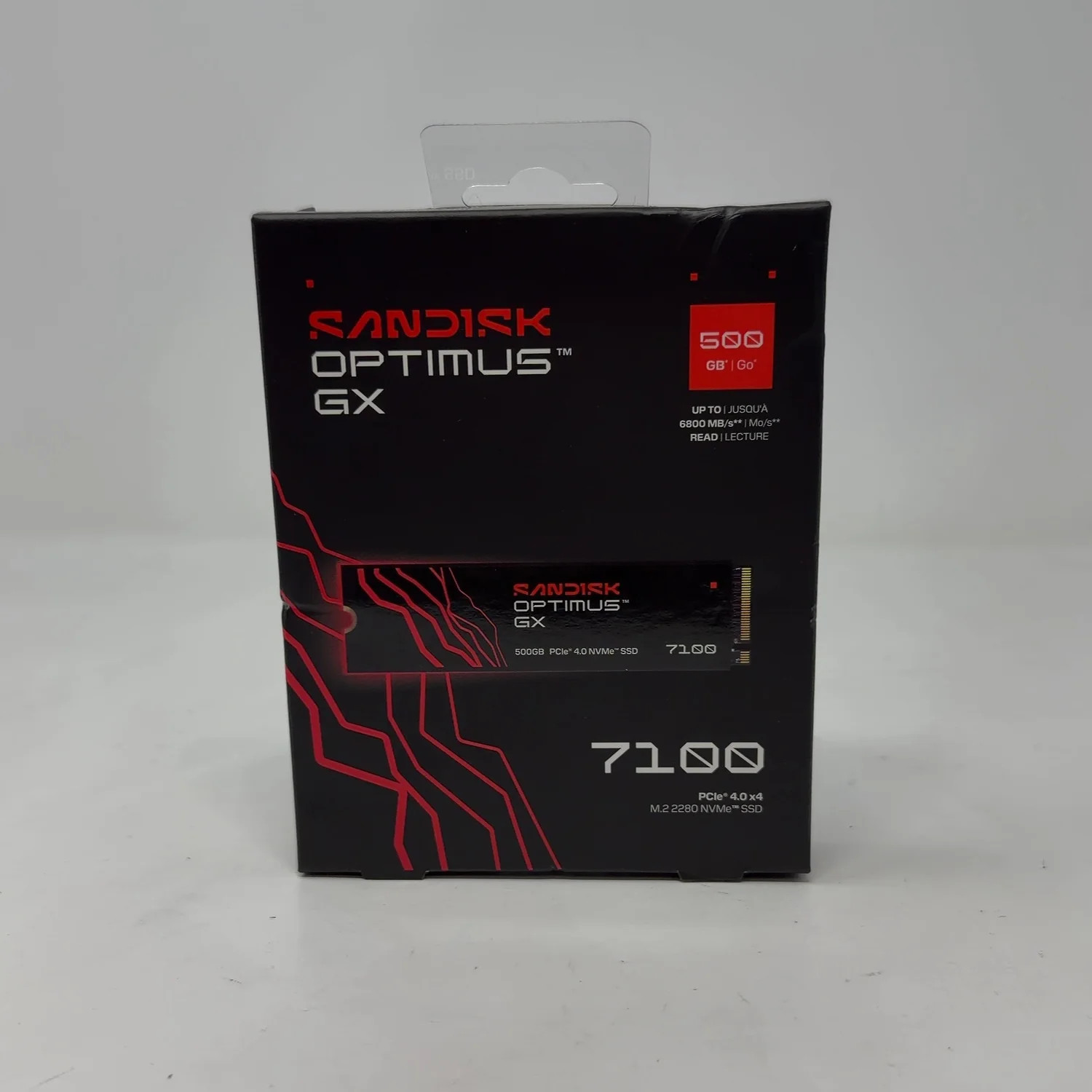 New SanDisk 2280mm Optimus GX 500GB M.2 NVMe Gen 4.0 x 4 SSD 7100