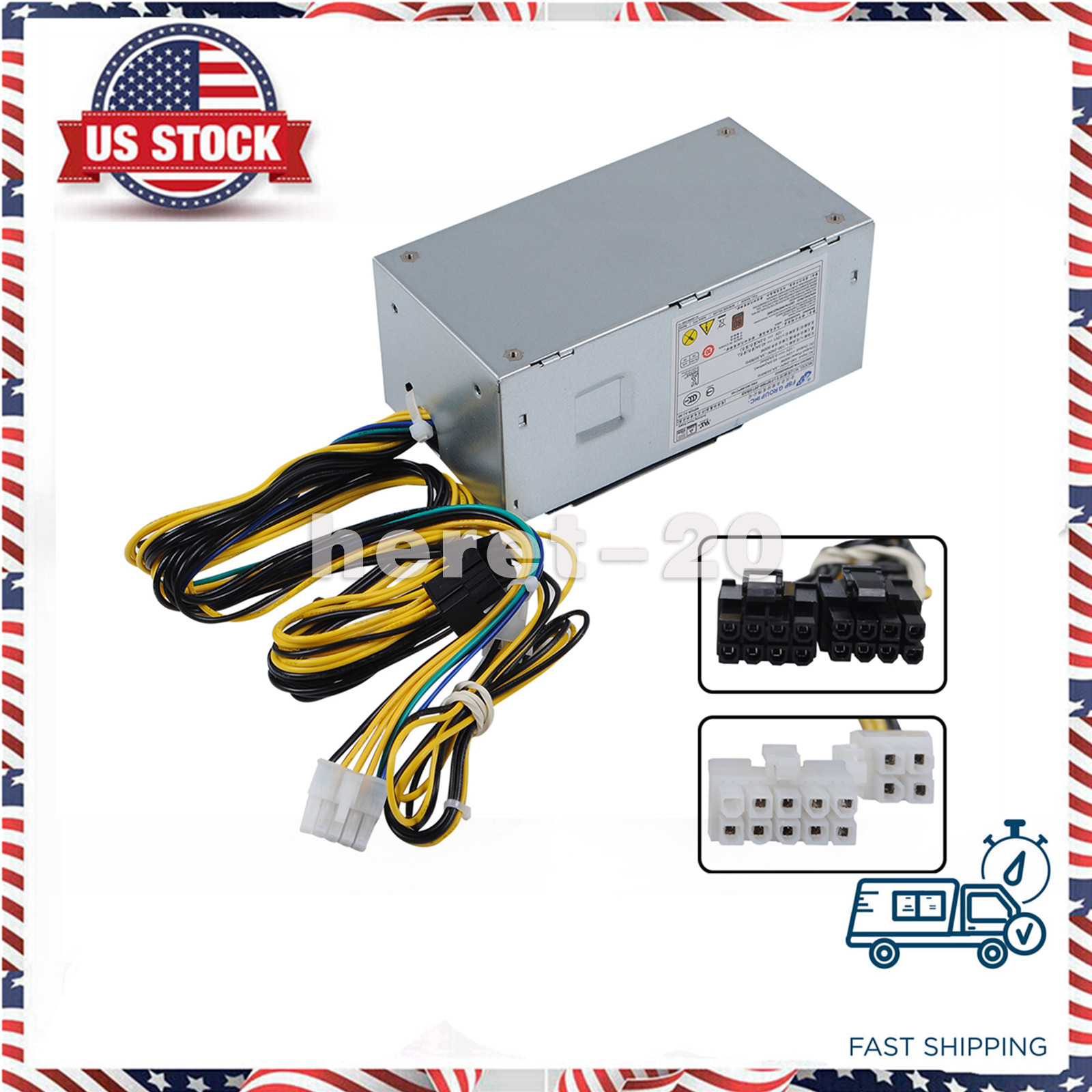 500W FSP500-20TGBAB 10P+4P+8P+8P For Lenovo TFX Erazer D215 M310 Power Supply