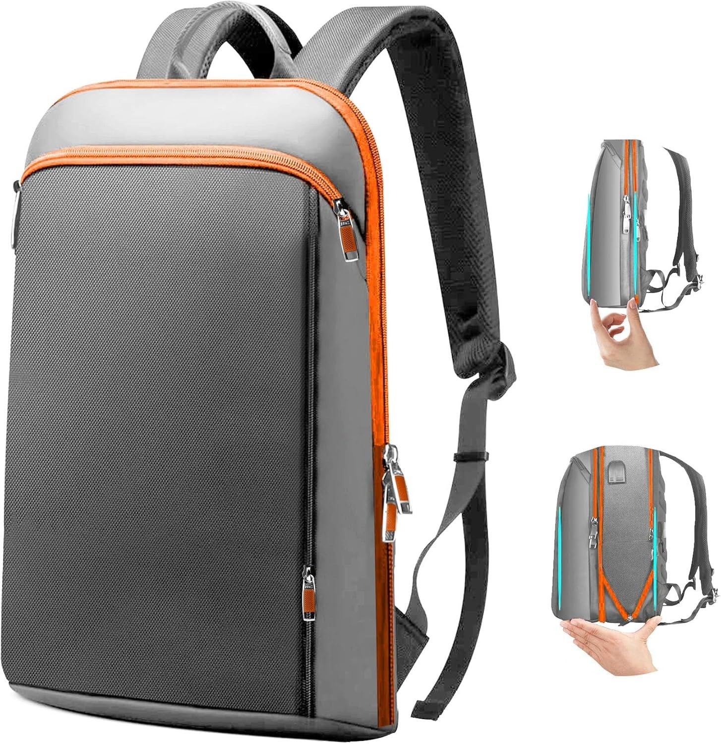 Slim and Expandable 15 15.6 16 Inch Laptop Backpack Anti Theft Business Travel