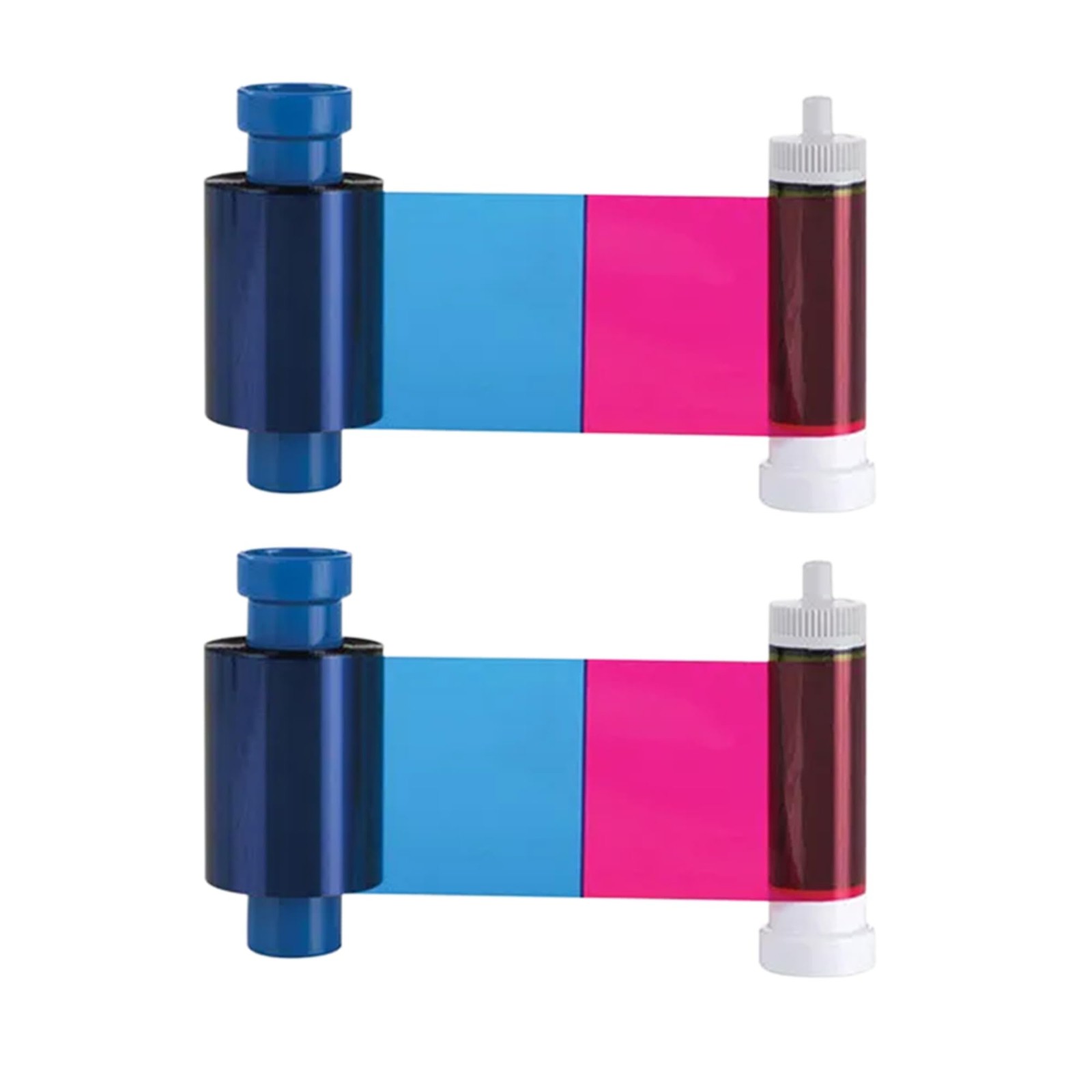 Bodno 2 x Magicard MA100YMCKO Color Ribbon - YMCKO - 100 Prints 2 Pack,