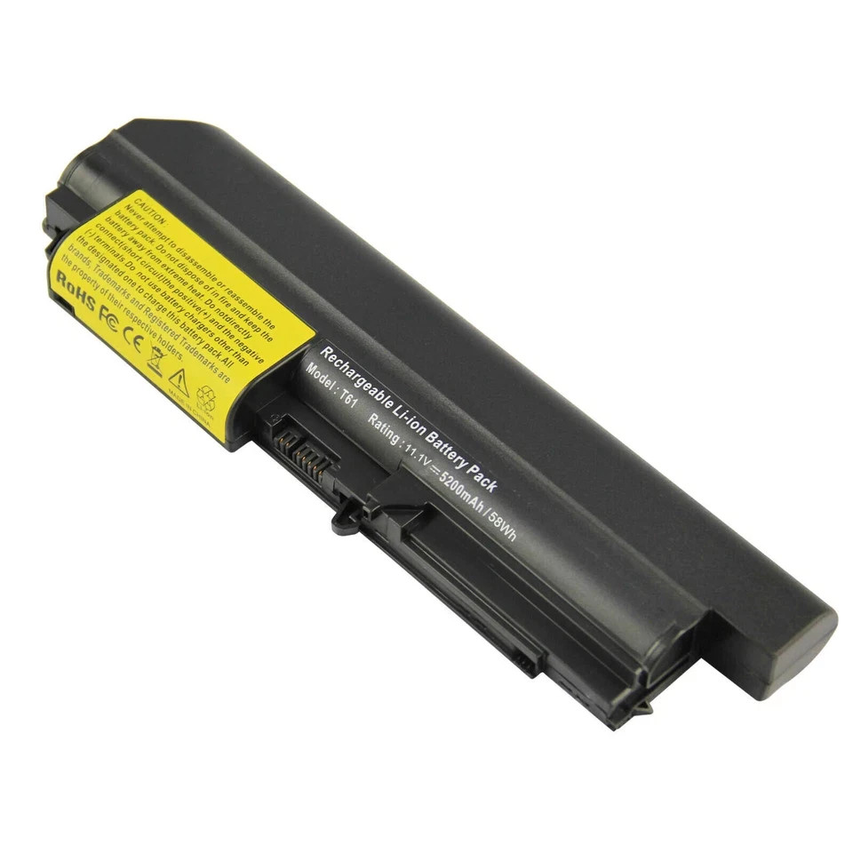 6 Cell Battery  for IBM Lenovo Thinkpad 14.1''R400 T400 T61 R61 42T5229 42T4530