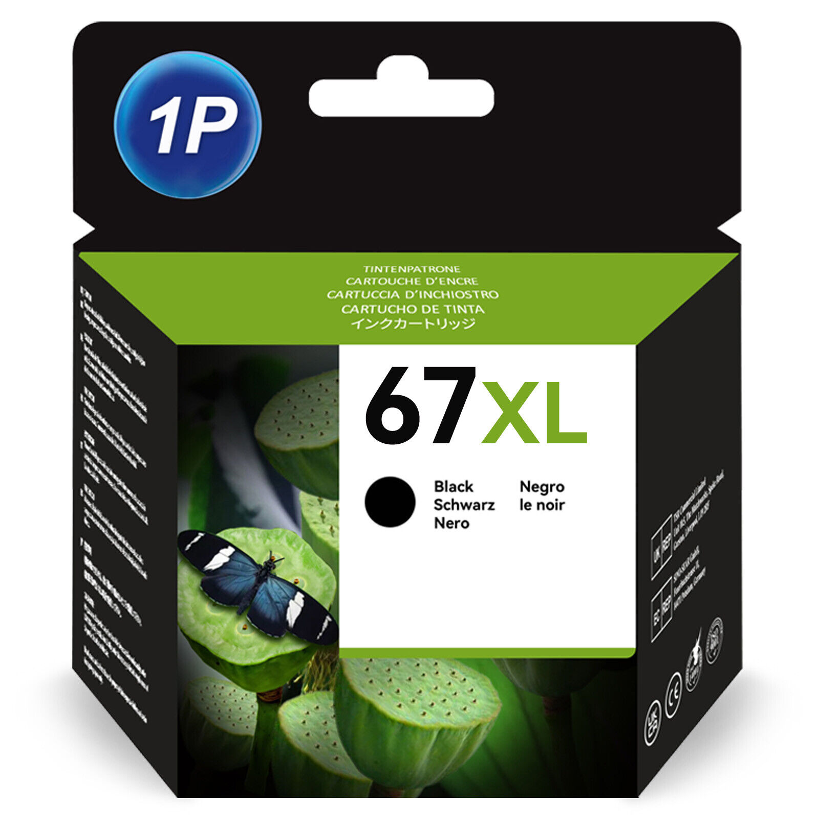67XL Ink Cartridge for HP 67 XL Ink Deskjet 2755 4155 2700e Envy 6010 6055 6020e