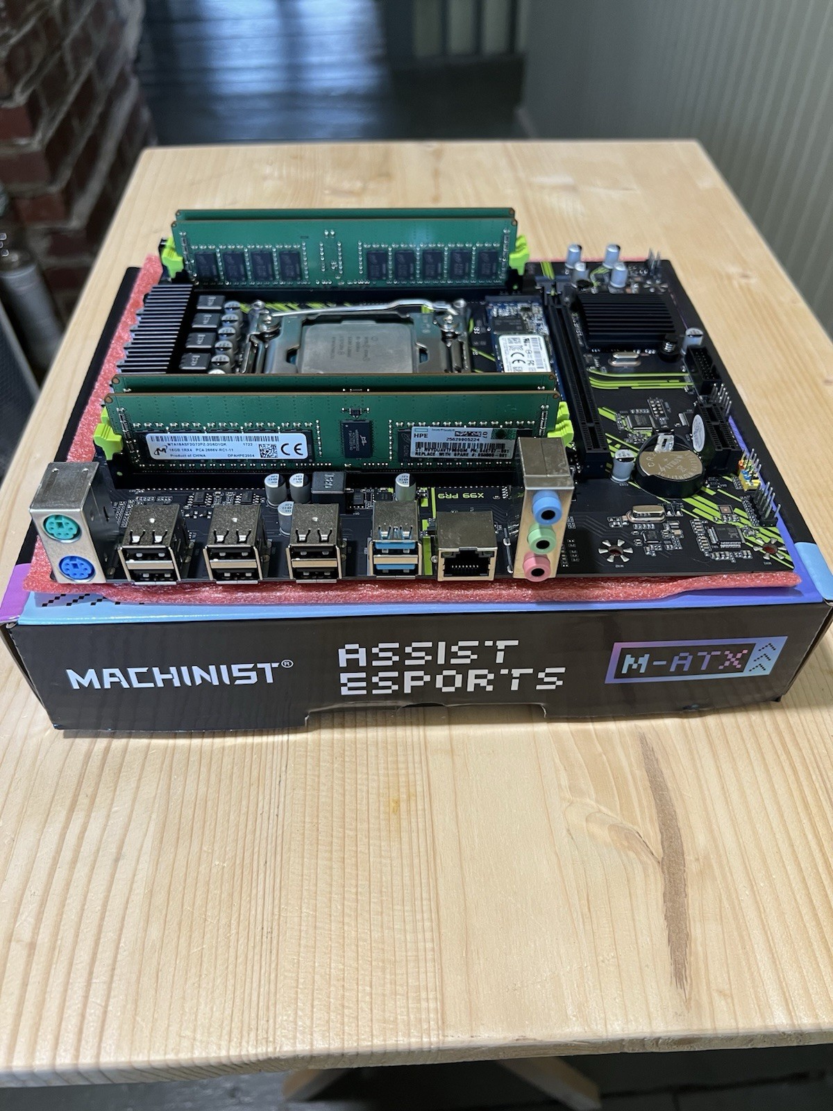 12-Cores 24-Threads CPU Motherboard Combo, 2.9GHz, 8 GB RAM,M.2 NVME Win 11-Pro