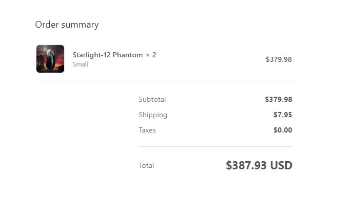 Finalmouse Starlight-12 Phantom Size Small (1)  *CONFIRMED* 